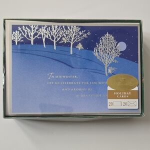 Vintage Inspirational Hallmark Happy Holiday Cards Unused Box